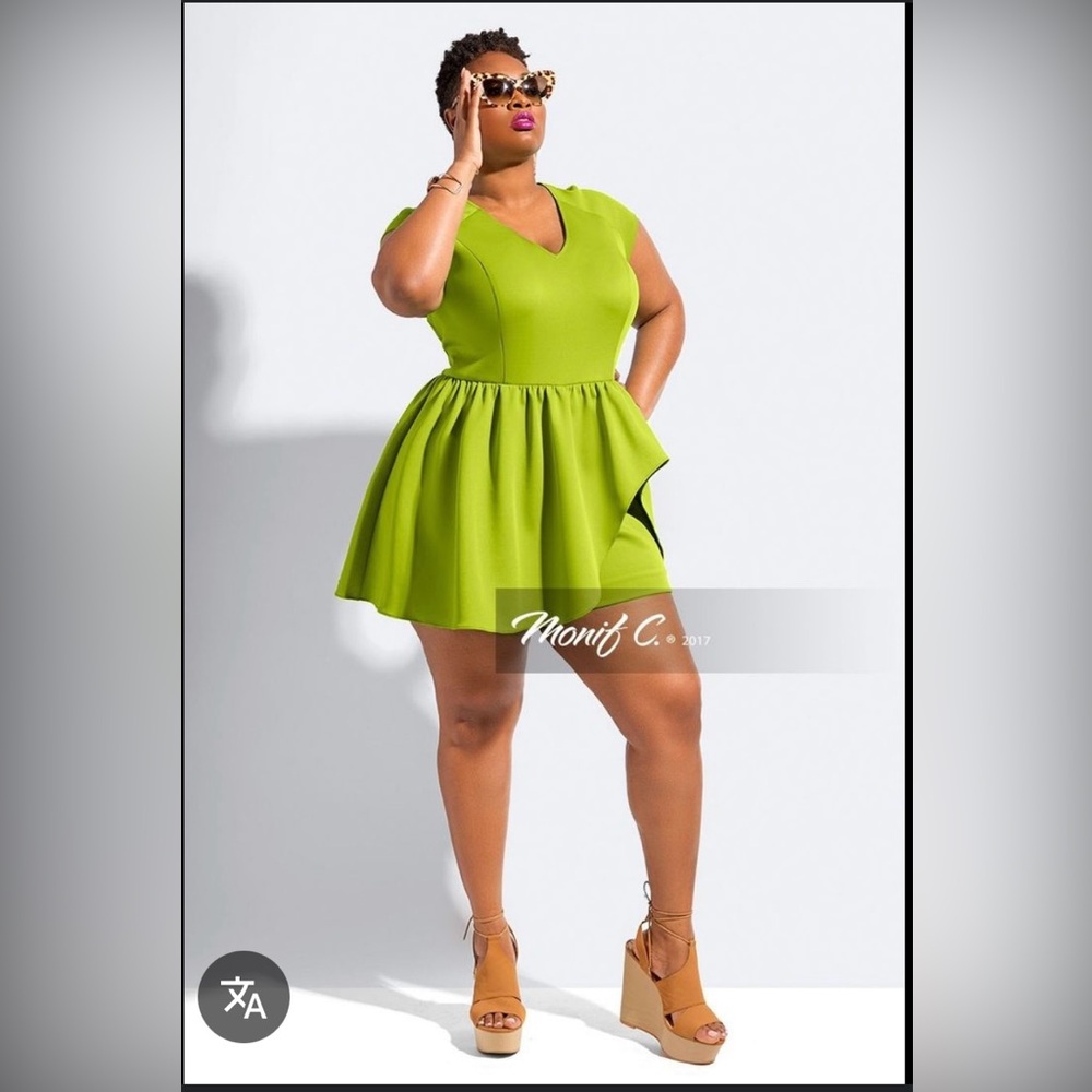 Monif C. Skort Romper Dress. Shorts Jumpsuit.